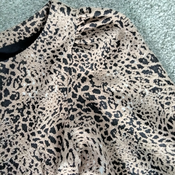 NWT Sz 14 Anthro Animal Print Dress - Picture 7 of 16